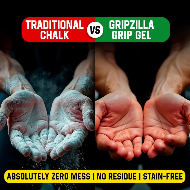 GRIPZILLA Clear Liquid Chalk Gel - Chalk Mess-Free Grip Enhancer for Optimal Performance- Non Sticky, Anti-Slip Perfect for Golf Grips,Tennis,Pole Dance,Gym,Pickball Repels Sweat & Moisture from Hands - Image 2